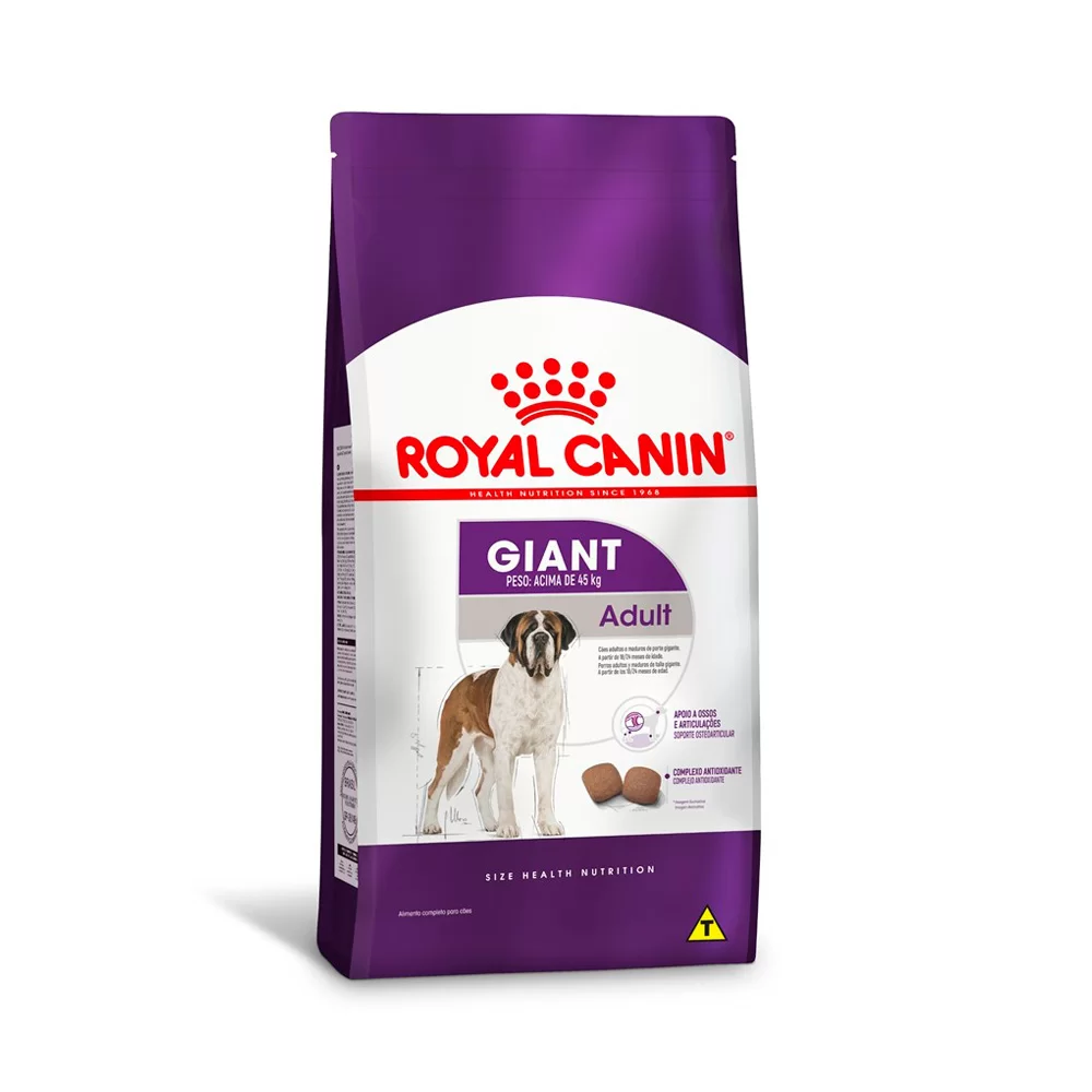 Ração Royal Canin Giant para Cães Adultos e Sênior de Porte Gigante 15kg
