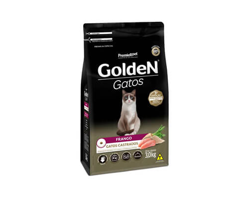 Ração golden gatos