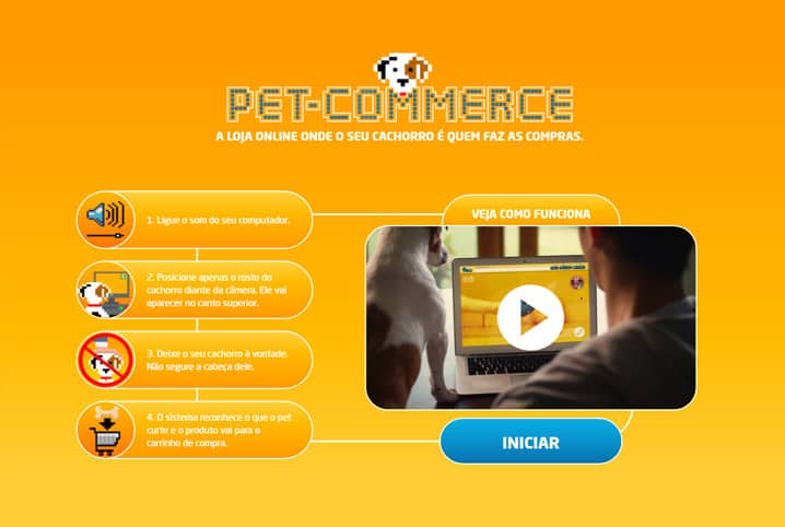 Conheça o Pet-Commerce, o lugar onde seu pet escolher o que comprar