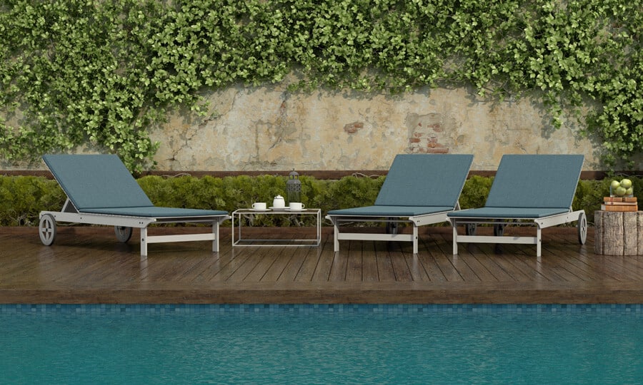 melhor piso para colocar em volta da piscina interna pet