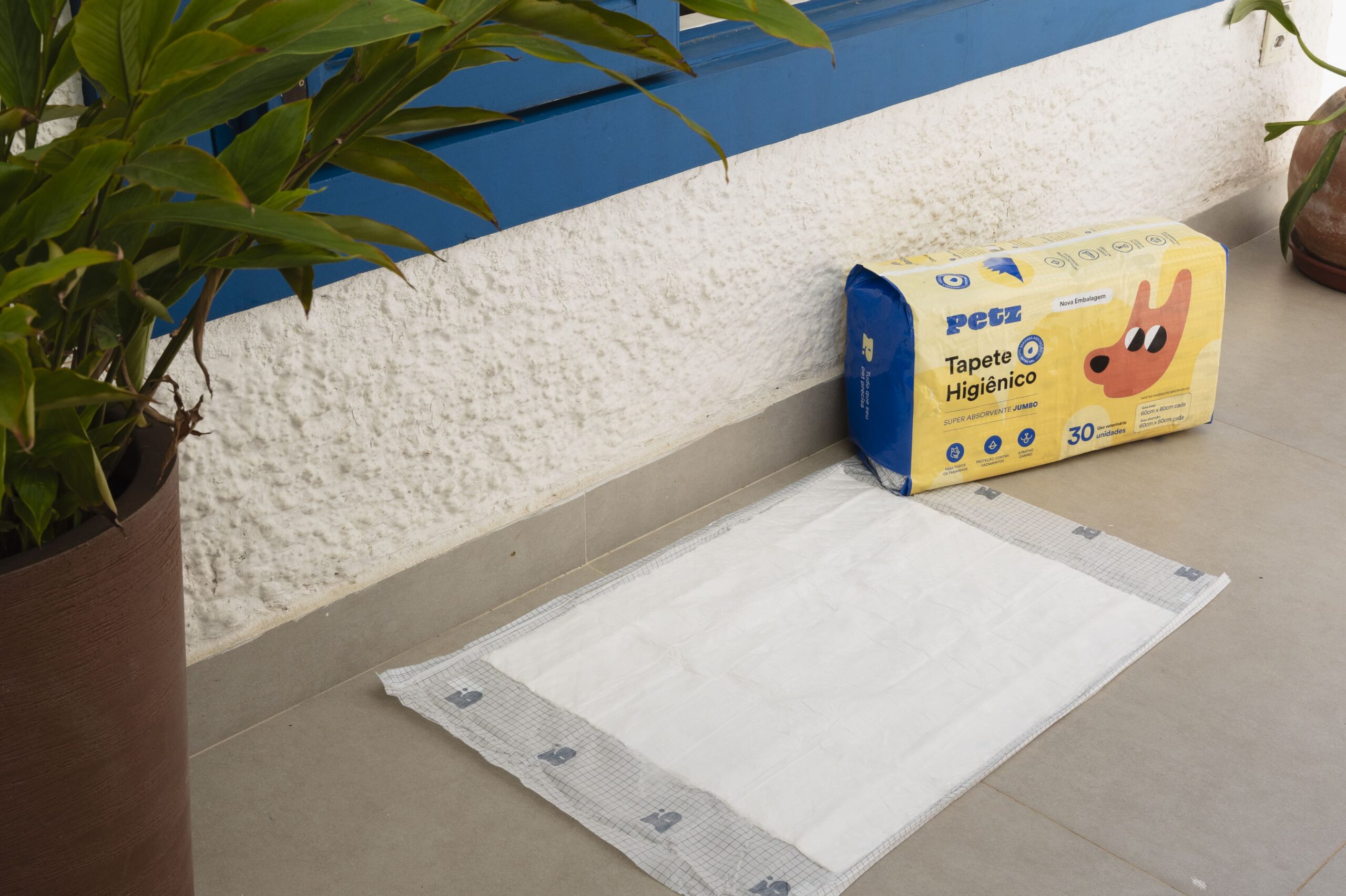 Tapete higiênico Petz.