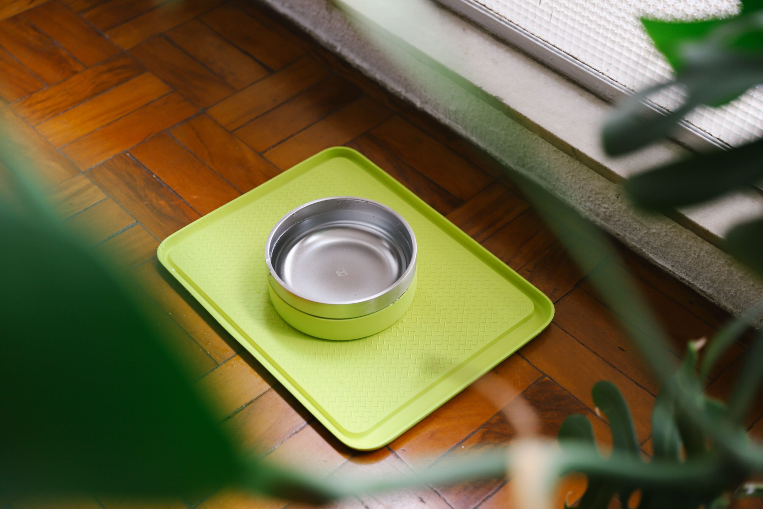 Comedouro inox.