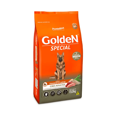 Ração Golden Special para Cães Adultos Sabor Frango e Carne