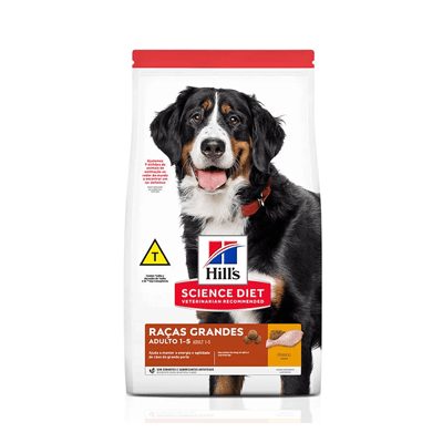 Ração Hills Science Diet para Cães Adultos de Grande Porte Sabor Frango 12kg