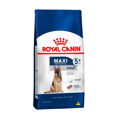 Ração Royal Canin Maxi 5+ Cães Adultos - 15kg