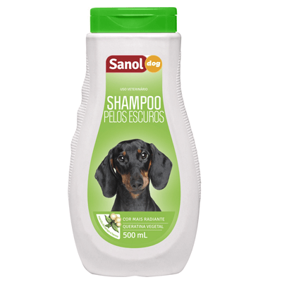 Shampoo Sanol Dog para Cães de Pelos Escuros