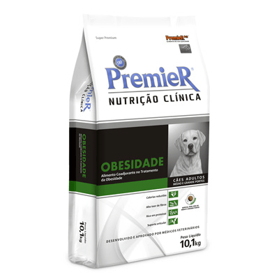 Ração Premier Nutrição Clínica Obesidade para Cães Adultos Raças Médias e Grandes 10,1kg