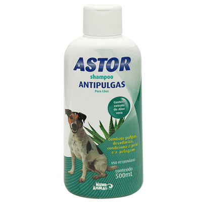 Shampoo Antipulgas Astor Mundo Animal para Cães
