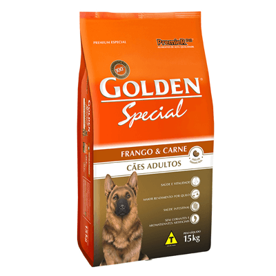 Ração Golden Special Sabor Frango e Carne para Cães Adultos