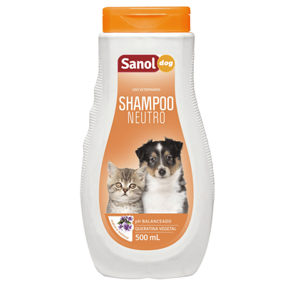 Shampoo Sanol Dog para Cães e Gatos Neutro