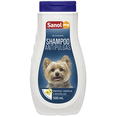 Shampoo Antipulgas Sanol Dog para Cães