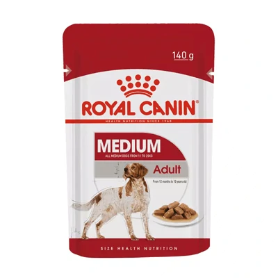 Ração Úmida Royal Canin Sachê para Cães Medium Adulto 140g