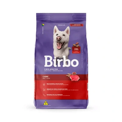 Ração Birbo para Cães Adultos de Médio e Grande Porte Sabor Carne