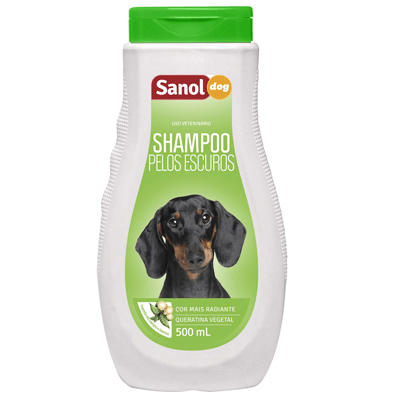 Shampoo Sanol Dog para Cães de Pelos Escuros