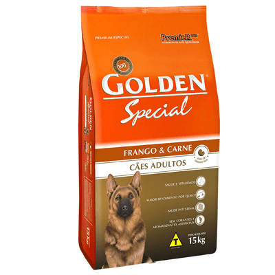 Ração Golden Special Sabor Frango e Carne para Cães Adultos