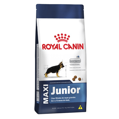 Ração Royal Canin 15kg Maxi Junior Cães Filhotes de Raças Grandes