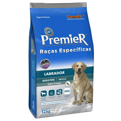 Ração Premier Raças Específicas Labrador para Cães Adultos - 12kg