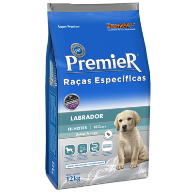 Ração Premier Raças Específicas Labrador para Cães Filhotes - 12kg class=
