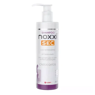 Shampoo Avert Noxxi SEC para Cães e Gatos - 200ml

