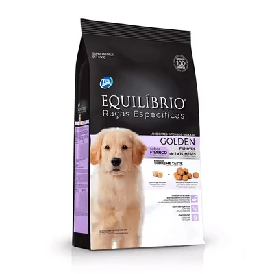 Ração Equilíbrio para Cães Golden Filhotes sabor Frango 12kg

