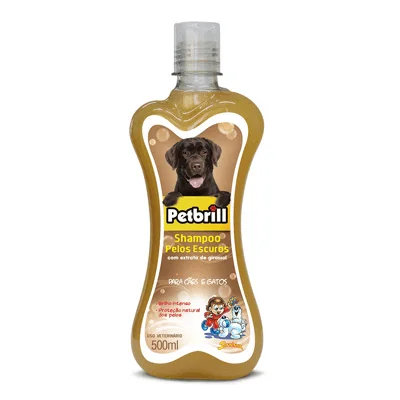 Shampoo Petbrilho Para Cães Pelos Escuros