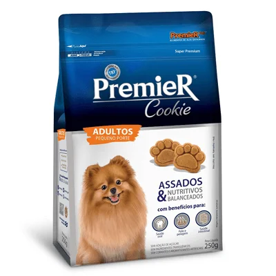 Biscoito Premier Cookie para Cães Adultos de Raças Pequenas 250g