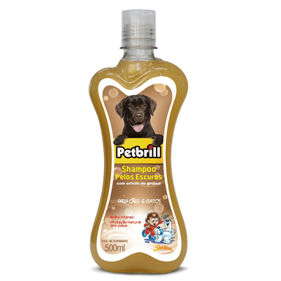 Shampoo Petbrilho Para Cães Pelos Escuros