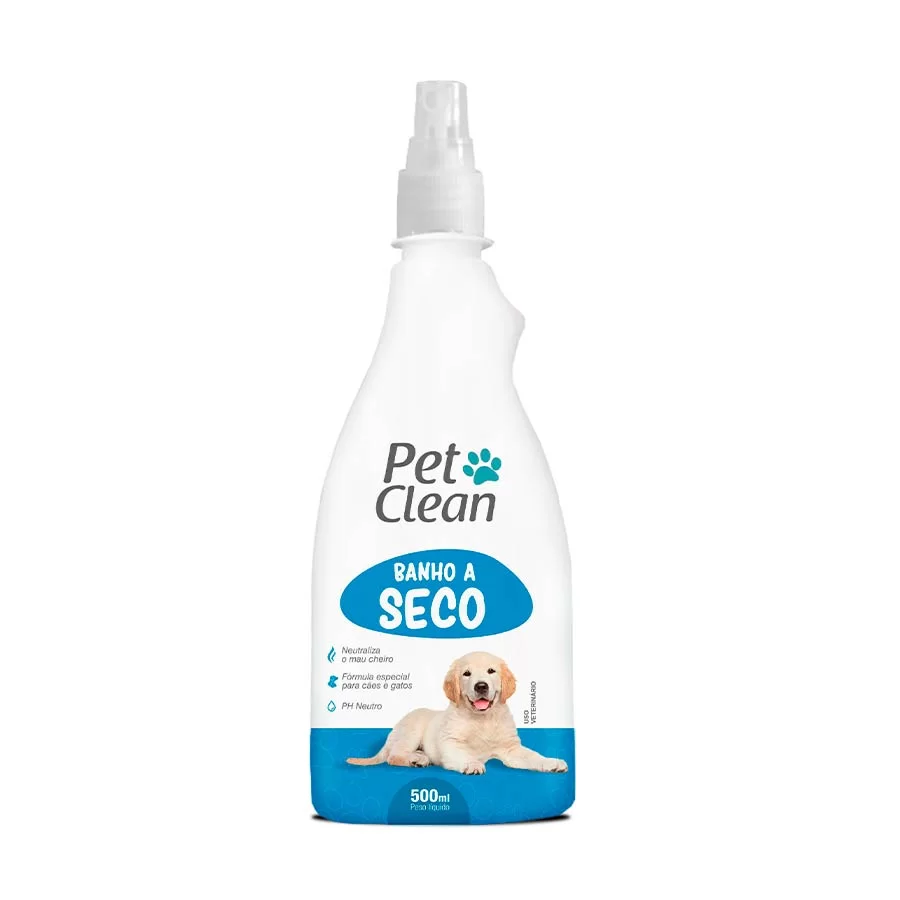 Banho a Seco Pet Clean para Cães e Gatos 500ml