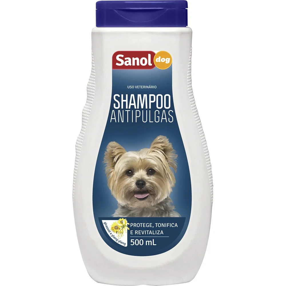Shampoo Antipulgas Sanol Dog para Cães