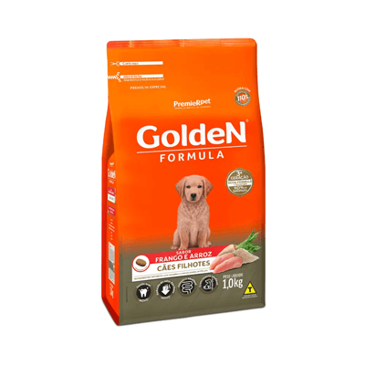 Ração Golden Fórmula para Cães Filhote Sabor Frango e Arroz