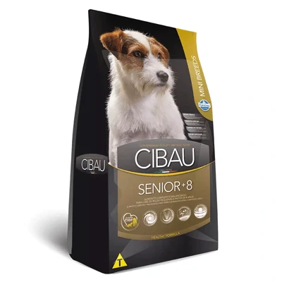 Ração Cibau Mini Breeds 8+ Senior para Cães Adultos de Raças Pequenas

