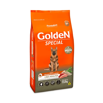 Ração Golden Special para Cães Adultos Sabor Frango e Carne