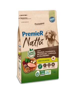 cachorro-terra-nova-racao-premier-nattu-para-caes-filhotes-sabor-mandioca