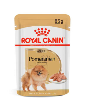 Ração Úmida Royal Canin Sachê Pomeranian para Cães Adultos da Raça Lulu da Pomerânia - 85 g