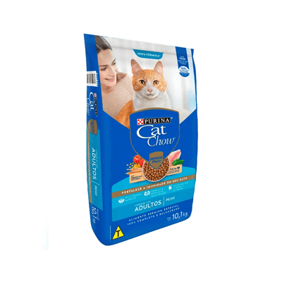 Ração Cat Chow para Gatos Adultos Sabor Peixe 10,1kg