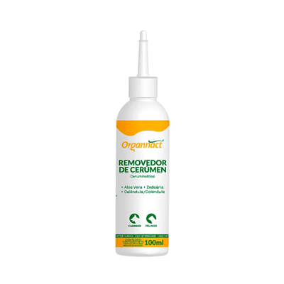 Removedor de Cerúmem Organnact para Cães e Gatos 100ml