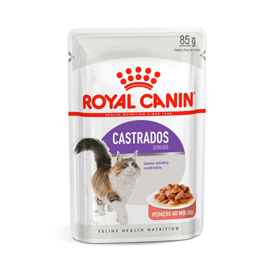 Ração Úmida Royal Canin para Gatos Adultos Castrados 85g