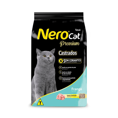 Ração Nero para Gatos Adultos Castrados 20kg