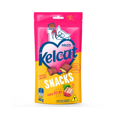Snack Kelcat para Gatos Sabor Atum - 40g