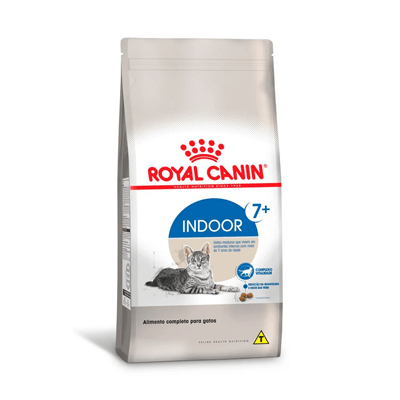 Ração Royal Canin Indoor 7 + para Gatos Adultos Acima de 7 Anos