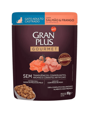 racao-umida-granplus-sache-para-gatos-castradoss-sabor-salmao-85g
